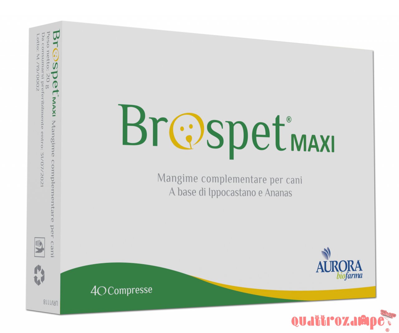 Aurora Biofarma Brospet Maxi 40 Compresse