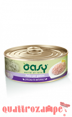 Oasy Cat Kitten Pollo Lattina Umido Per Gattini