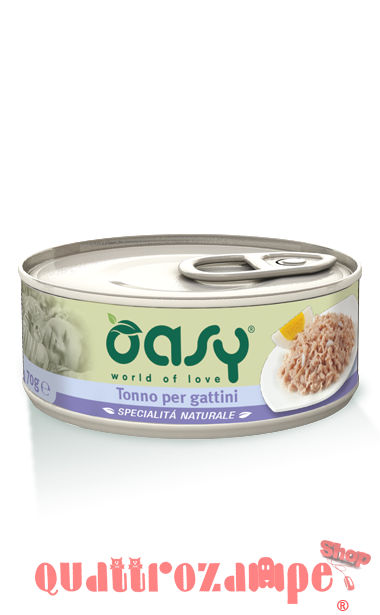 Oasy Cat Kitten Tonno Lattina Umido Per Gattini