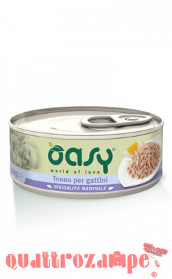 Oasy Cat Kitten Tonno Lattina Umido Per Gattini