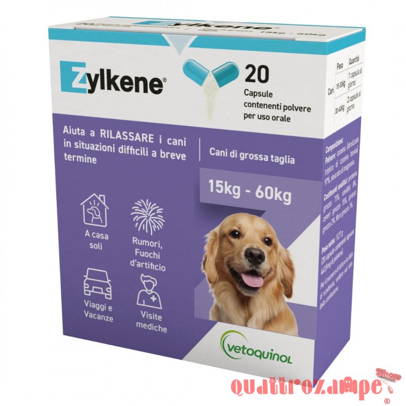 Vetenoquinol Zylkene Mangime Complementare Per Cani