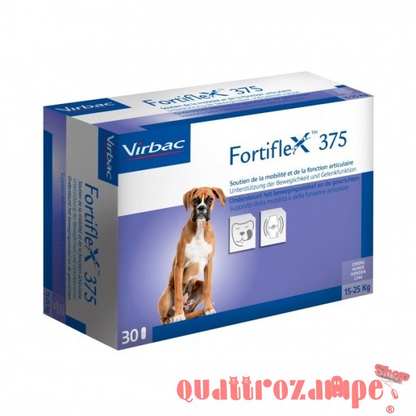 Virbac Fortiflex 375 mg 30 compresse Per Cani