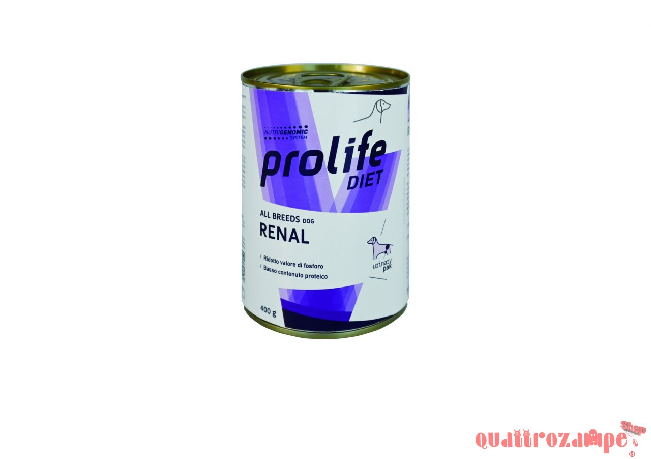 Prolife Dog Veterinary Renal 400 gr Umido Cane