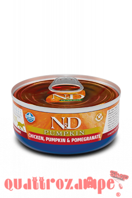 Farmina N&D Pumpkin 70 gr Scatolette Umido Gatto