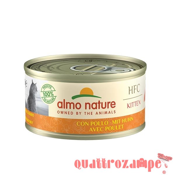 Almo Nature Hfc Kitten Con Pollo 70 gr Cibo Per Gatti
