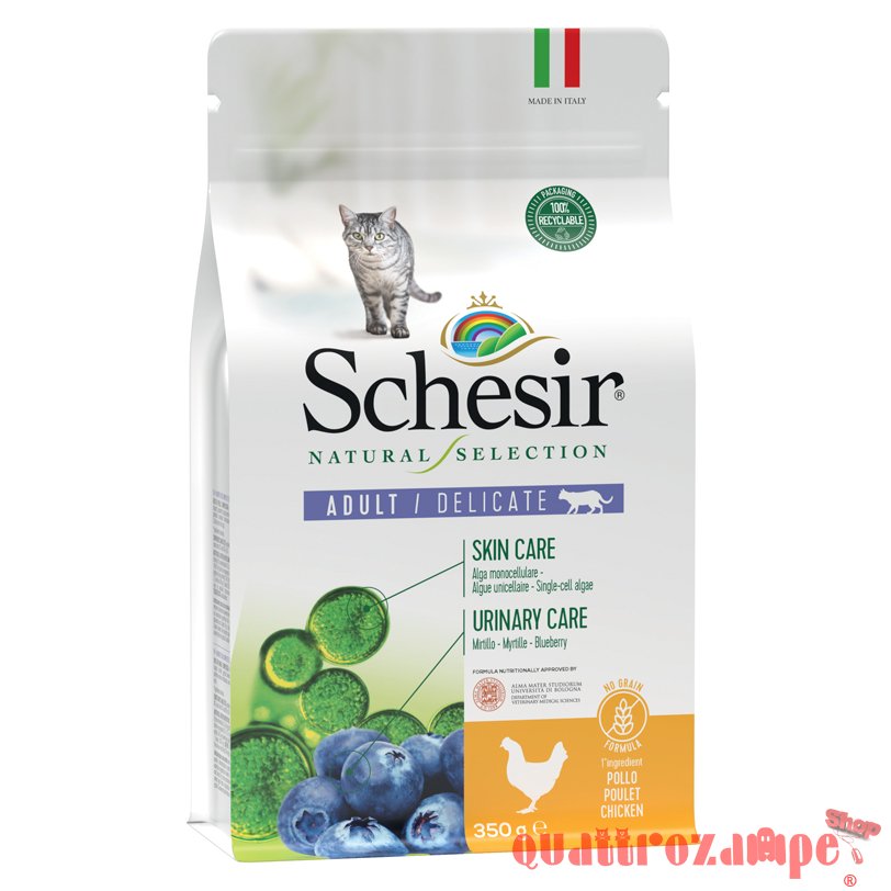 Schesir Natural Selection Grain Free Adult Pollo Delicate Per Gatti