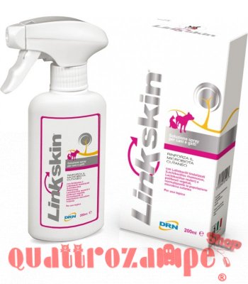 DRN Linkskin Soluzione Spray 200 ml Per Cani e Gatti