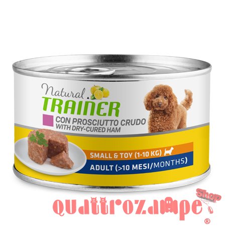 Natural Trainer Small Toy Adult Prosciutto 150 gr Umido Cane
