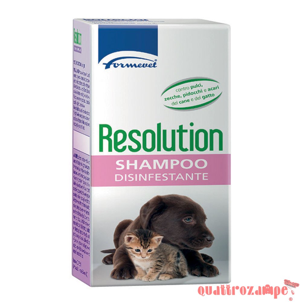 Formevet Resolution Shampoo Antiparassitario 200 ml Per Cani e Gatti