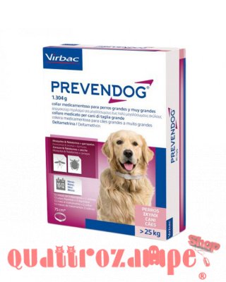 Virbac Prevendog Collare Antiparassitario 75 cm Per Cani oltre 25 kg
