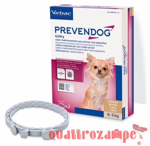 Virbac Prevendog Collare Antiparassitario 35 cm Per Cani 0 - 5 kg