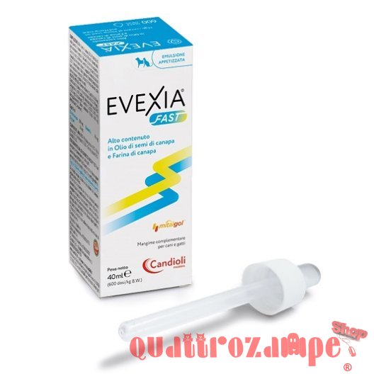Candioli Evexia Fast Gocce 40 ml Per Cani