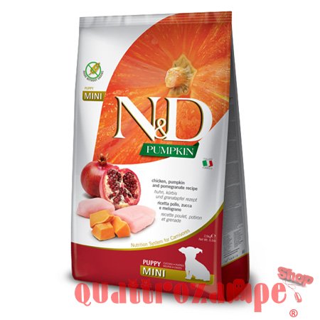 Farmina N/D Pumpkin Grain Free Puppy Mini Pollo e Zucca