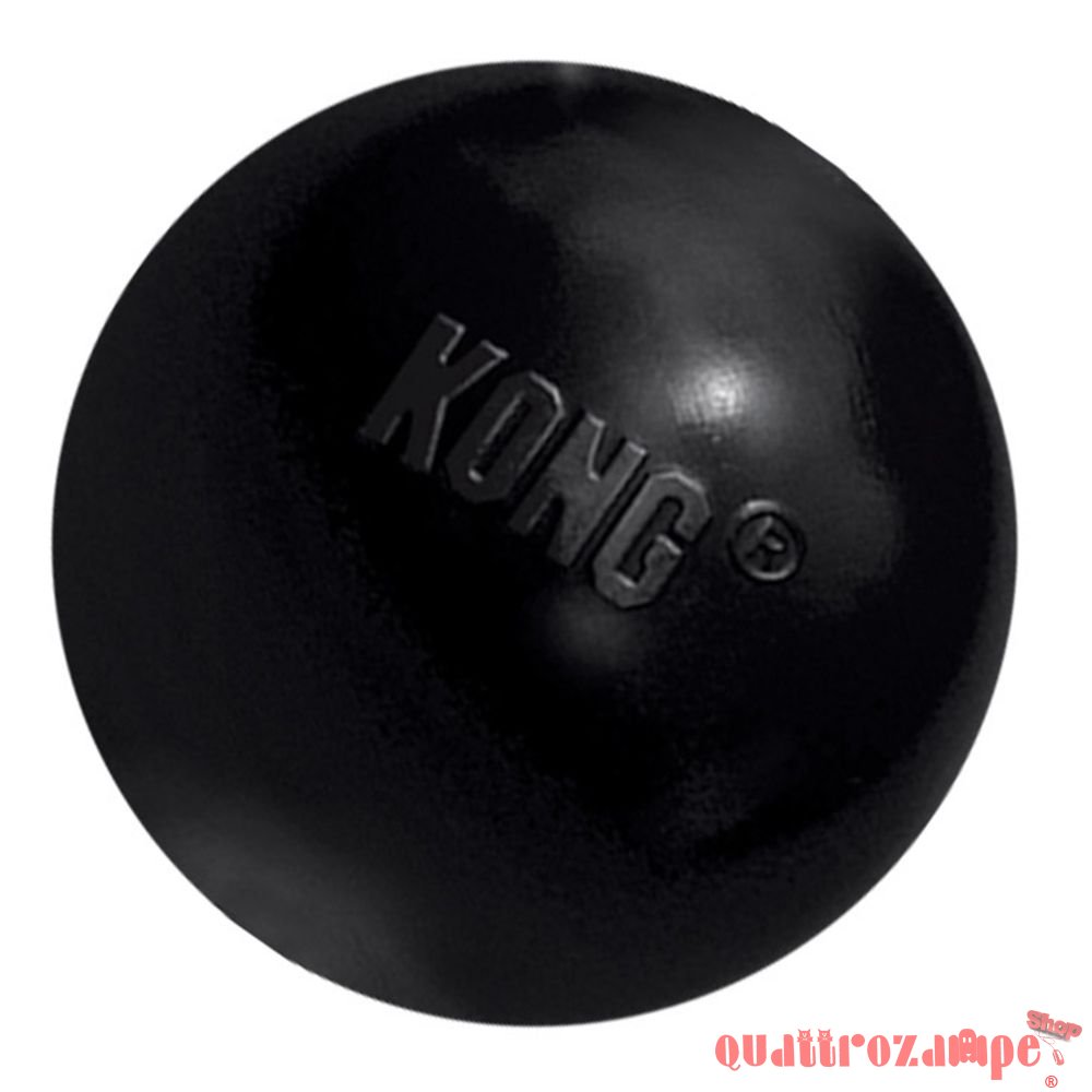 Kong Extreme Ball Small Nero Palla Porta Snack Extra Resistente