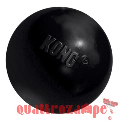 Kong Extreme Ball Small Nero Palla Porta Snack Extra Resistente