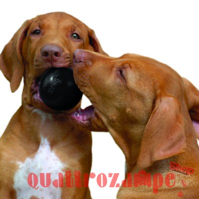 Kong Extreme Ball Small Nero Palla Porta Snack Extra Resistente