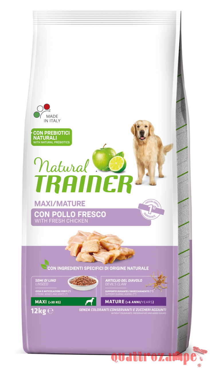 Natural Trainer Maxi Mature Pollo 12 kg Cane