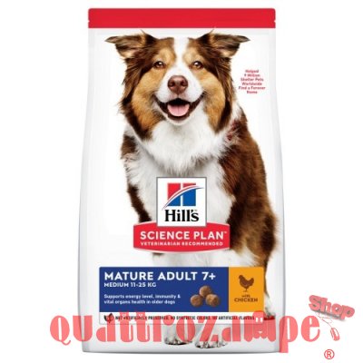 Hill's Science Plan Cane Medium Breed Mature 7 + Gusto Pollo