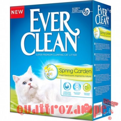 Lettiera Ever Clean Spring Garden Agglomerante Per Gatti