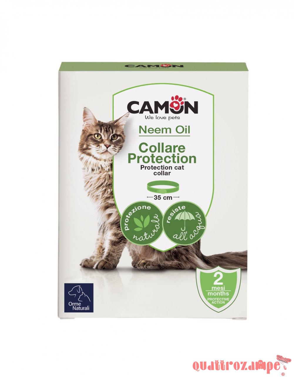 Camon Protection Orme Naturali Collare Olio Di Neem Gatto
