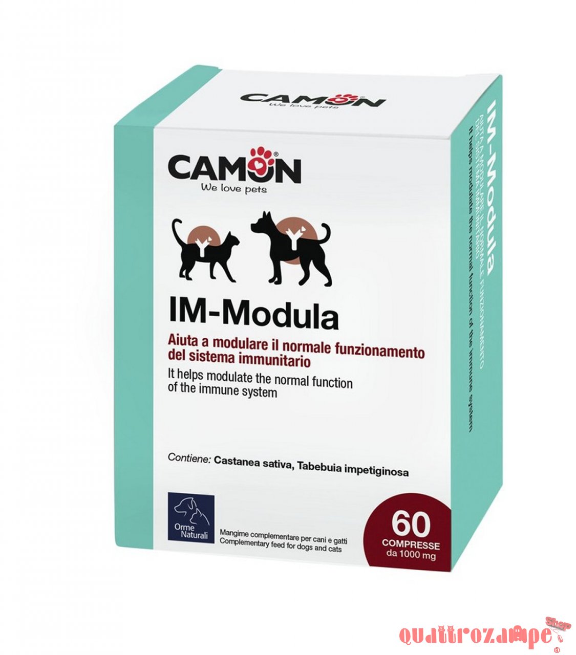 Camon Orme Naturali Im-Modula 60 cpr Rafforza Le Difese Cani Gatti