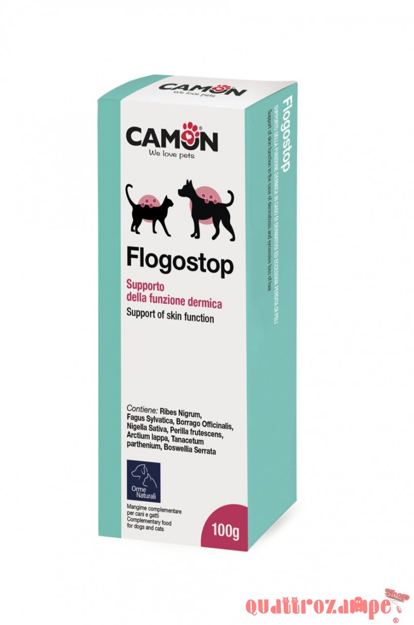 Camon Flogostop 100 gr Pasta Supporto Dermico Cani e Gatti