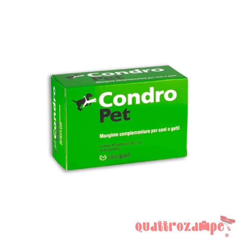IdeaPet Condro Pet 60 Compresse Per Cani e Gatti