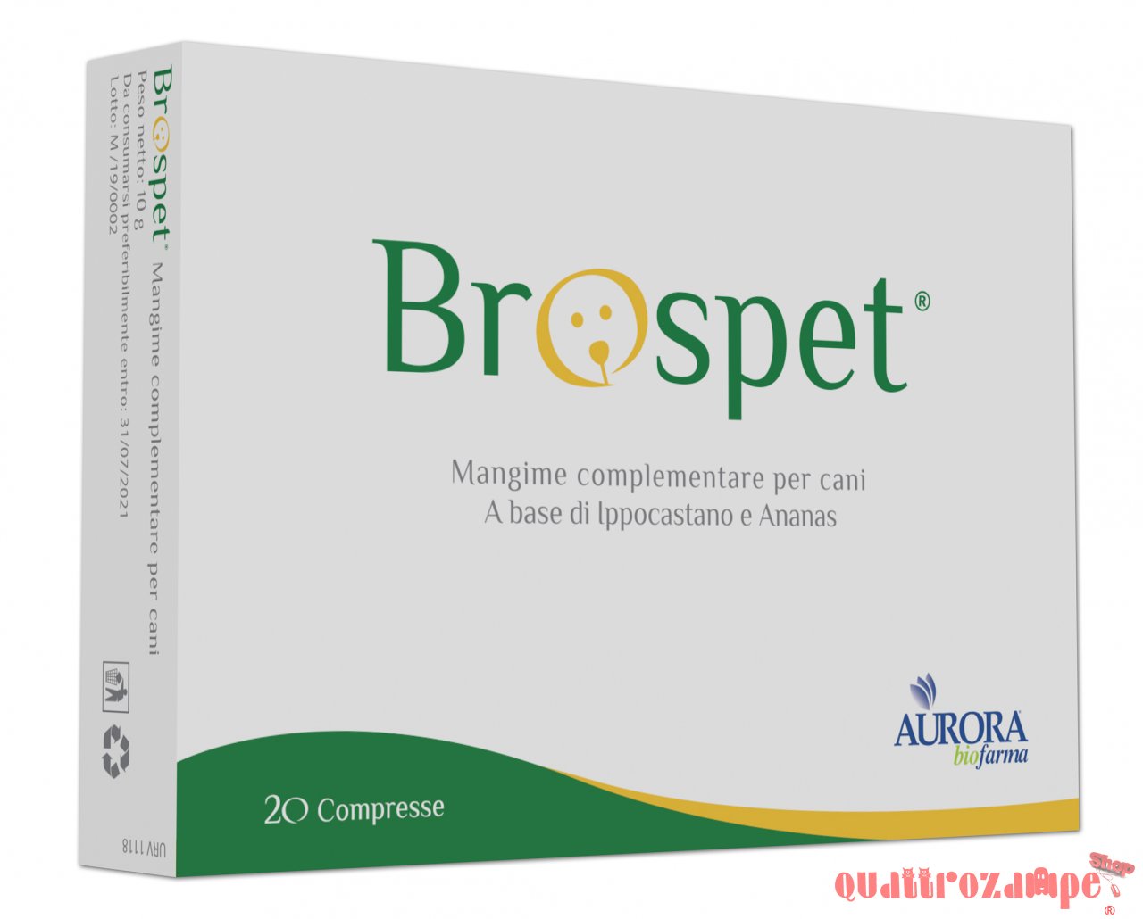 Aurora Biofarma Brospet 20 Compresse