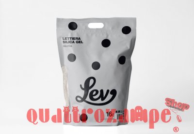 LEV Lettiera Silica Silice Gel Neutra Silicio Gatto