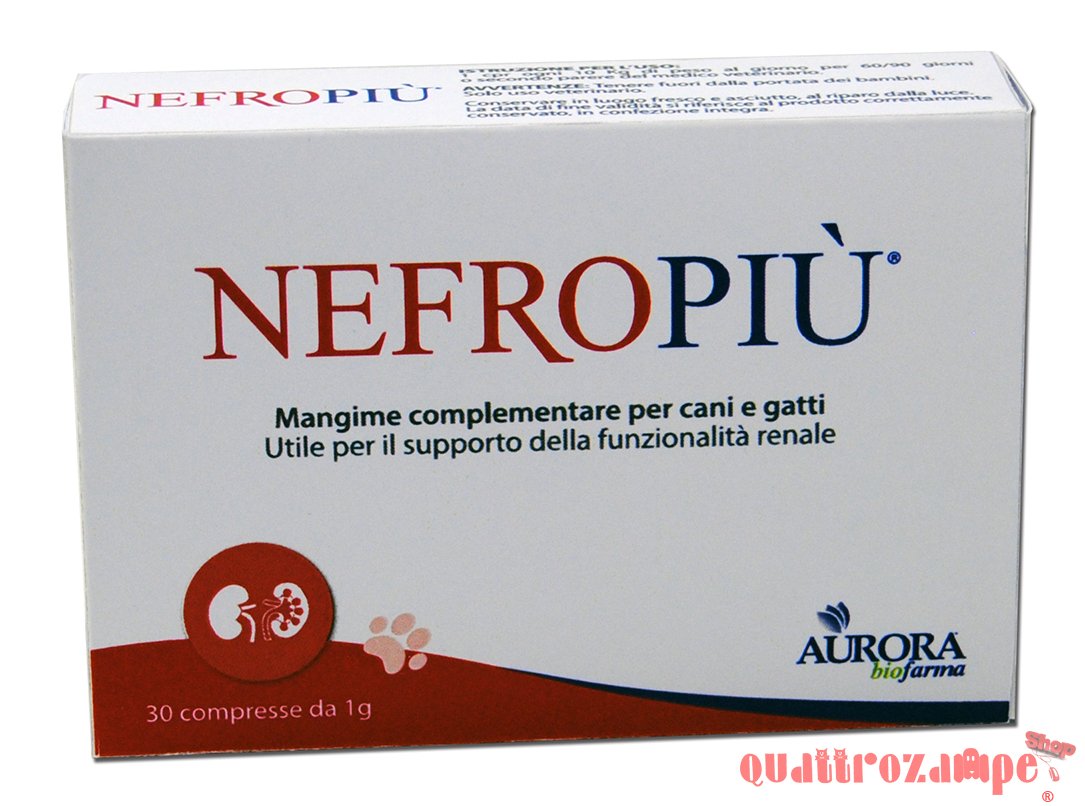 Aurora Biofama Nefropiu Compresse Supporto Renale Cane Gatto