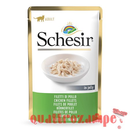 Schesir Filetti di Pollo 85 gr Bustina Umido Per Gatti