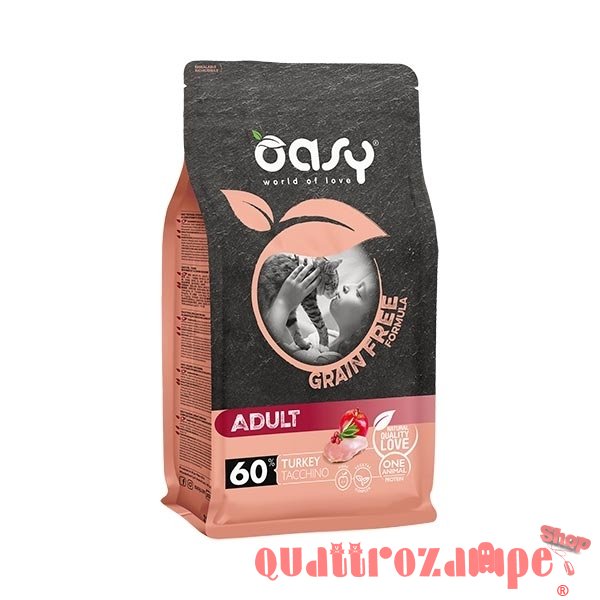 Oasy Cat Adult Grain Free Tacchino Per Gatti