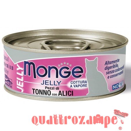 Monge Jelly superpremium 80 gr Scatolette per Gatti