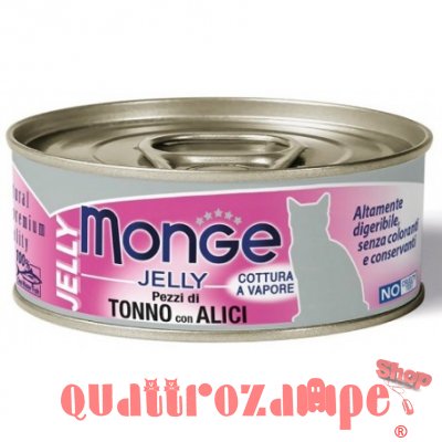 Monge Jelly superpremium 80 gr Scatolette per Gatti