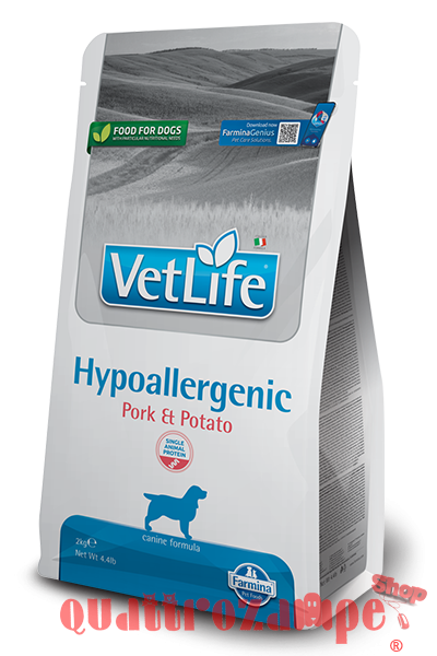 Farmina Vet Life Hypoallergenic Pork & Potato Per Cani Maiale e Patate