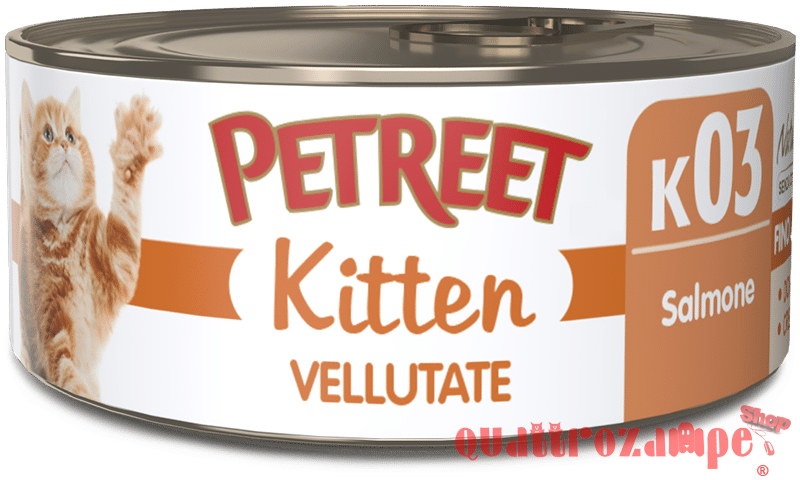Petreet Kitten Vellutate 60 gr Scatoletta Umido Gattini