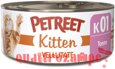 Petreet Kitten Vellutate 60 gr Scatoletta Umido Gattini