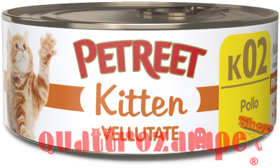 Petreet Kitten Vellutate 60 gr Scatoletta Umido Gattini