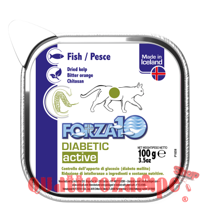 Forza 10 Active Diabetic Fish 100 Gr Vachetta Umido Gatto