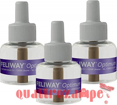 Feliway Optimum Set 3 Ricariche 48 ml Per Gatti