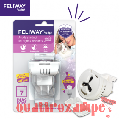 Feliway Help Diffusore + Ricarica 7 Giorni
