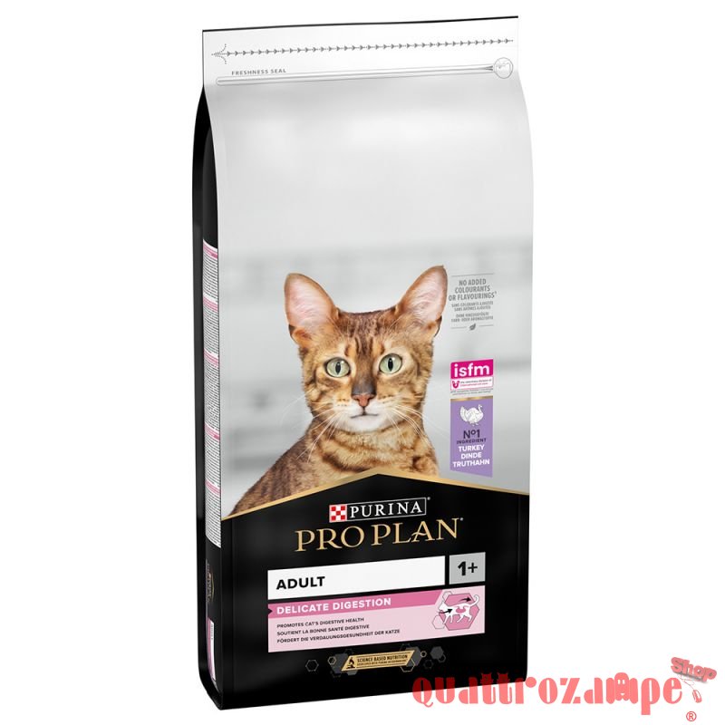 Purina Pro Plan Delicate Digestion Tacchino 10 kg Crocchette Gatti