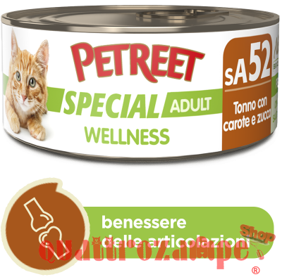 Petreet Special Wellness 70 gr Lattina Umido Gatto