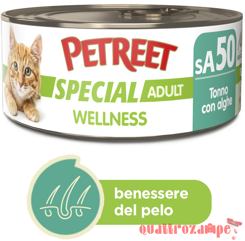 Petreet Special Wellness 70 gr Lattina Umido Gatto