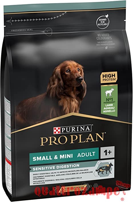 Purina Pro Plan Small Mini Adult Digestion Agnello 3 Kg Crocchette Cane