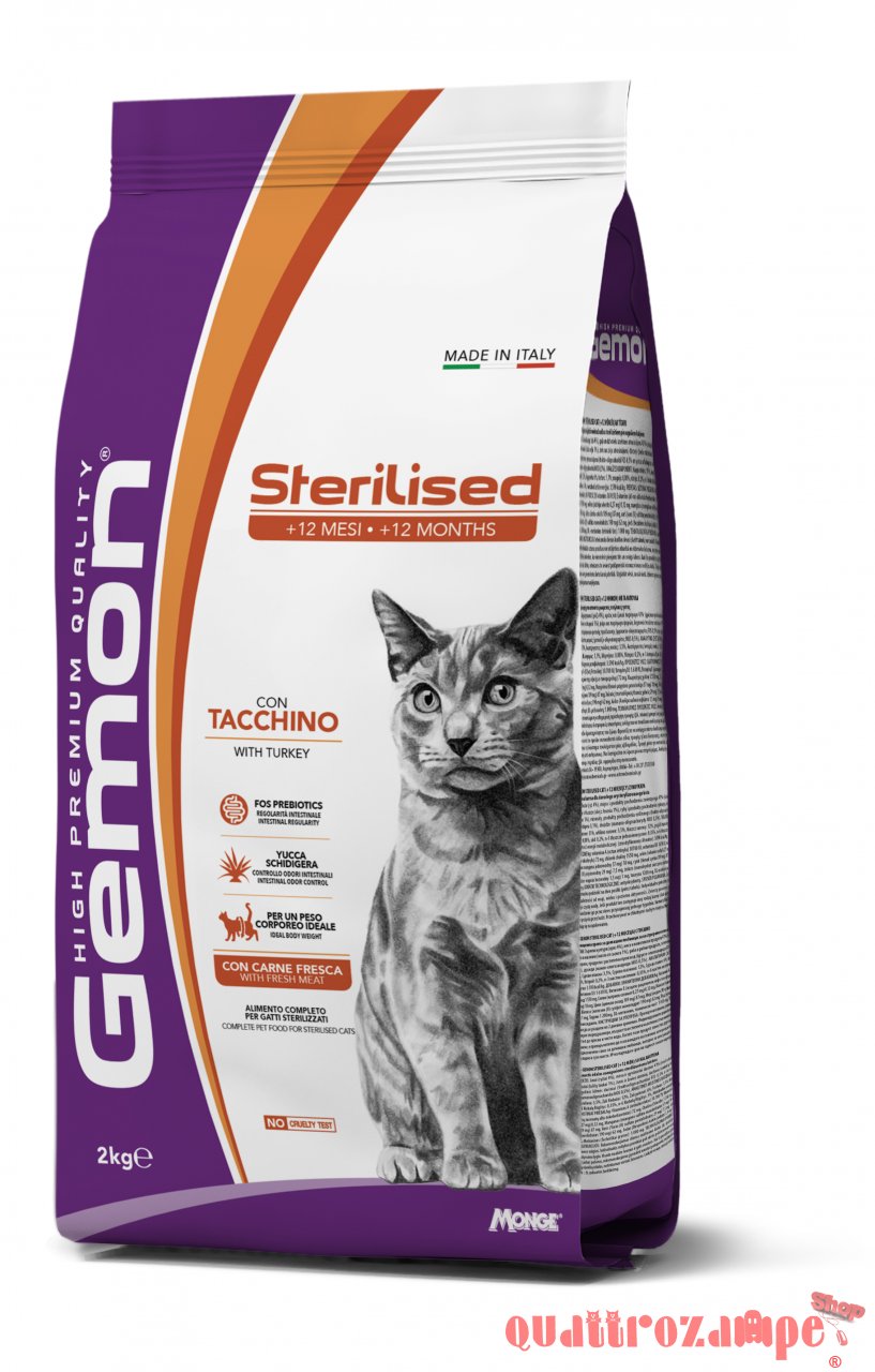 Gemon Sterilised Tacchino Crocchette Gatti