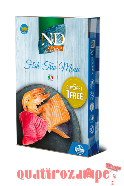 Farmina ND Natural Trio Fish Menu 420 gr 6 scatolette da 70 gr Gatto