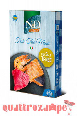 Farmina ND Natural Trio Fish Menu 420 gr 6 scatolette da 70 gr Gatto