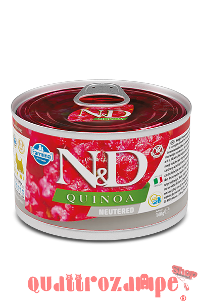 Farmina ND Umido Quinoa Dog Neutered Maiale Umido Cane