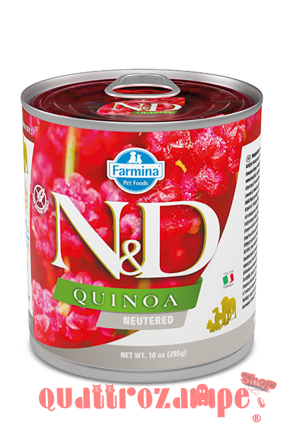 Farmina ND Umido Quinoa Dog Neutered Maiale Umido Cane